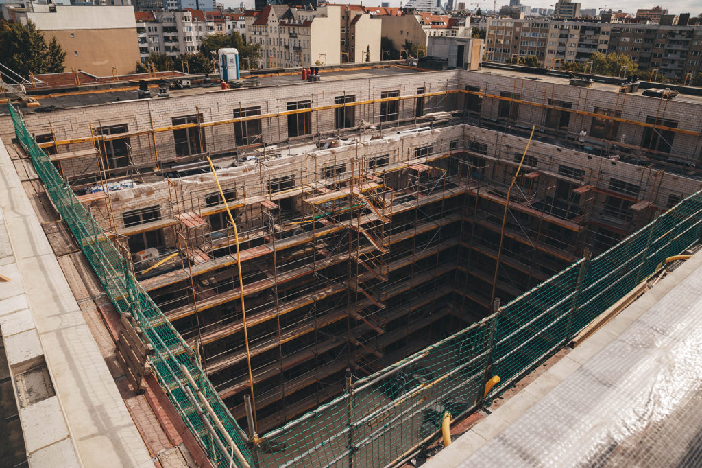 The Geisberg Berlin building in progress