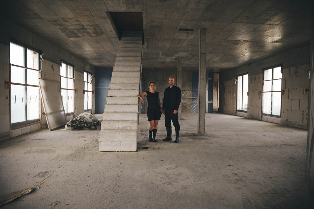 The under construction apartment at Geisberg Berlin