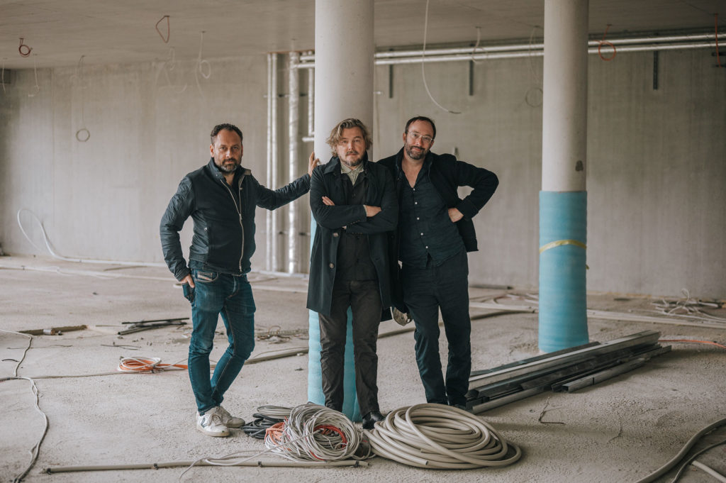 The team at the site of the new GRAFT Berlin office